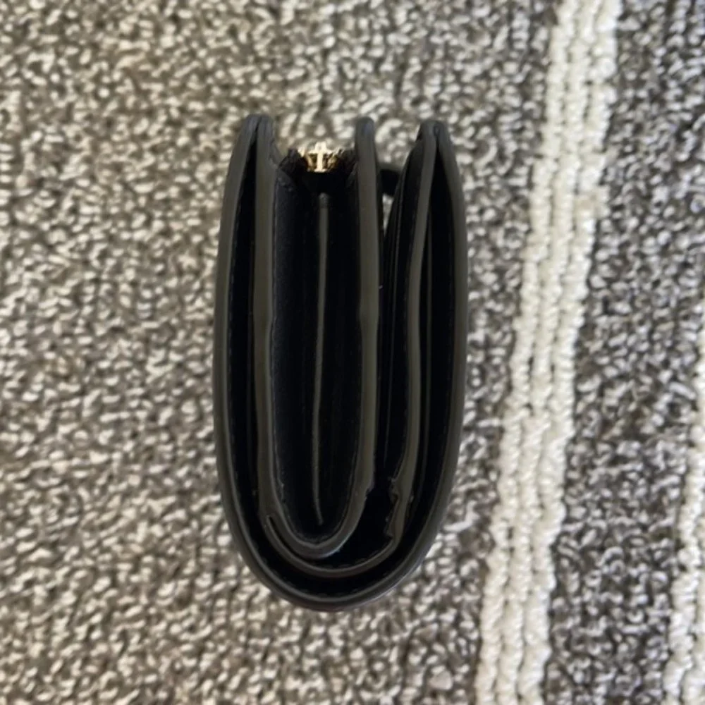 Kate Spade Leila Medium Compact Bifold Wallet Black - Picture 5 of 16